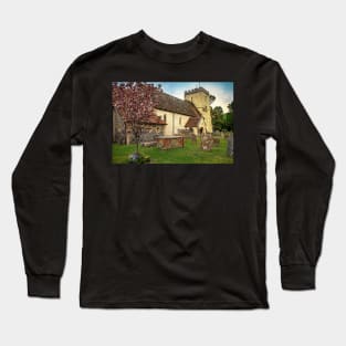 The Village Church: a Digital Painting Long Sleeve T-Shirt